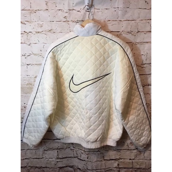 👊🏼SOLD👊🏼Nike Air Vintage 90’s Quilted Bomber - Picture 2 of 4